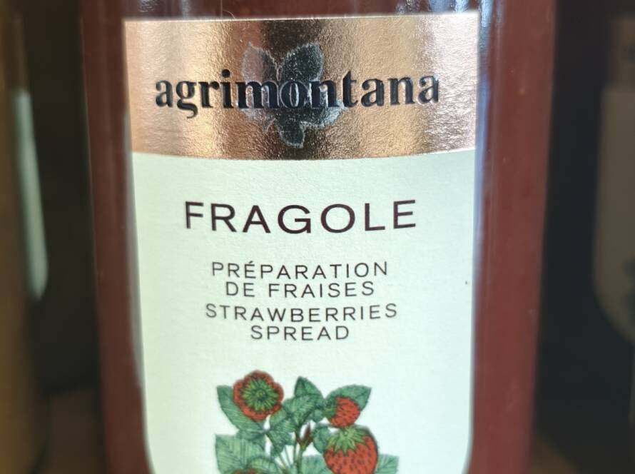 Confettura Extra di Fragole Agrimontana