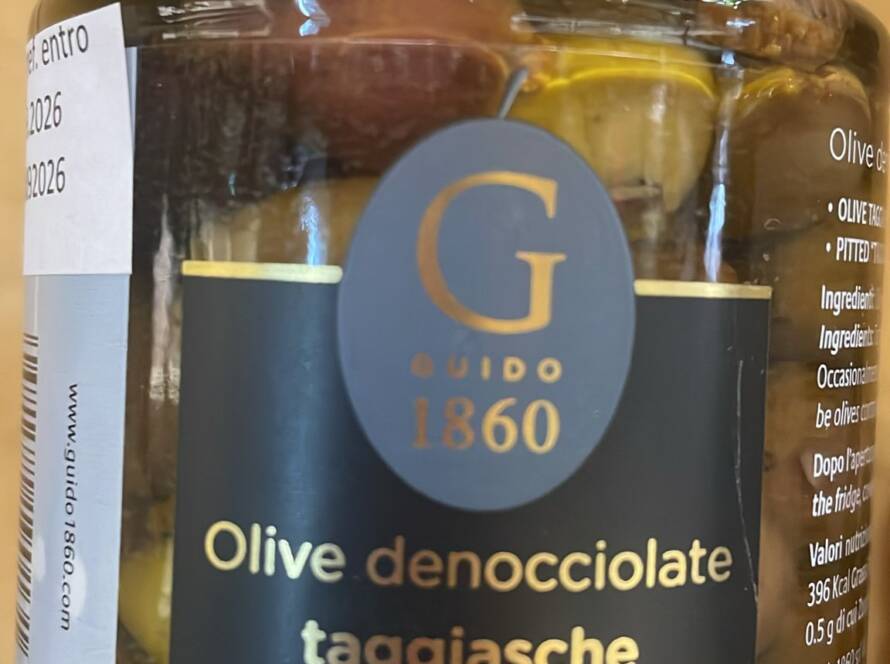 Olive taggiasche denocciolate in olio EVO Guido 1860