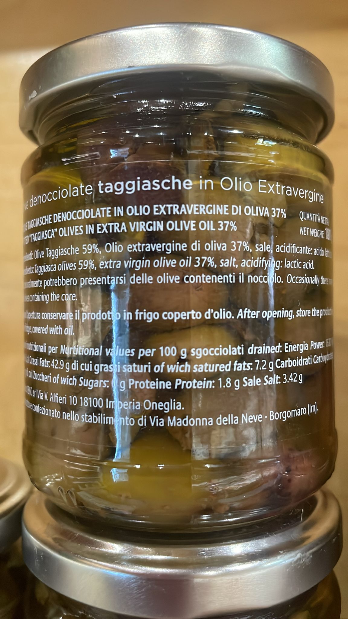 Olive taggiasche denocciolate in olio EVO Guido 1860 - immagine 2