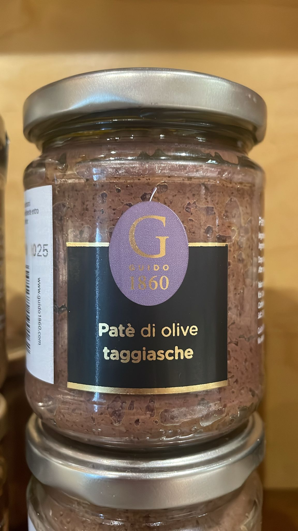 Paté olive taggiasche con olio EVO Guido 1860